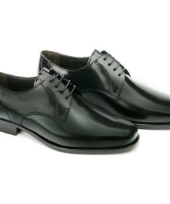 Blucher Vestir Liso Piel Negro – MICHEL