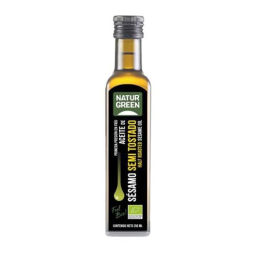 Aceite de Sesamo Semitostado 250ml, Natur Green - Imagen 2