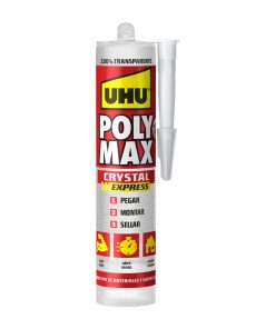 ADHESIVO Y SELLADOR DE MONTAJE UNIVERSAL POLY MAX ORIGINAL TRANSPARENTE UHU 6310617