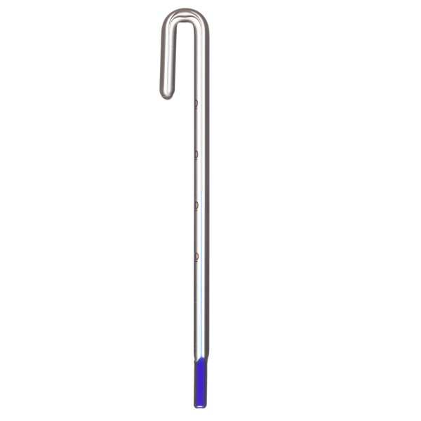 🌡️ Blau Aquaristic Hang On Glass Thermometer 6/ Termómetro de cristal de alta precisión, para colgarse en el borde del acuario.