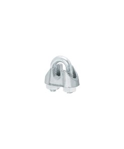 Bolsa c/100 nudos (perros) de hierro p/cable de 1/8″, Fiero